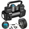 Portable Tire Air Compressor Tire Inflator With Digital Display Table Pressure Gauge Air Pump For Vehicle Tire Supplies