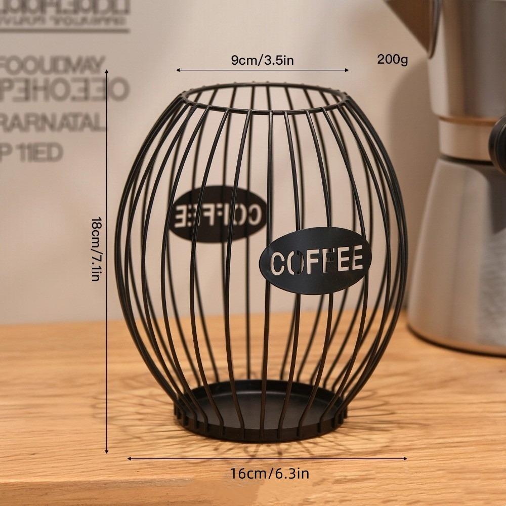 Large Capacity Coffee Pod Holder Coffee Pod Home Decoration Coffee Capsule Holder Storage Cup Coffee Creamer Container Gifts