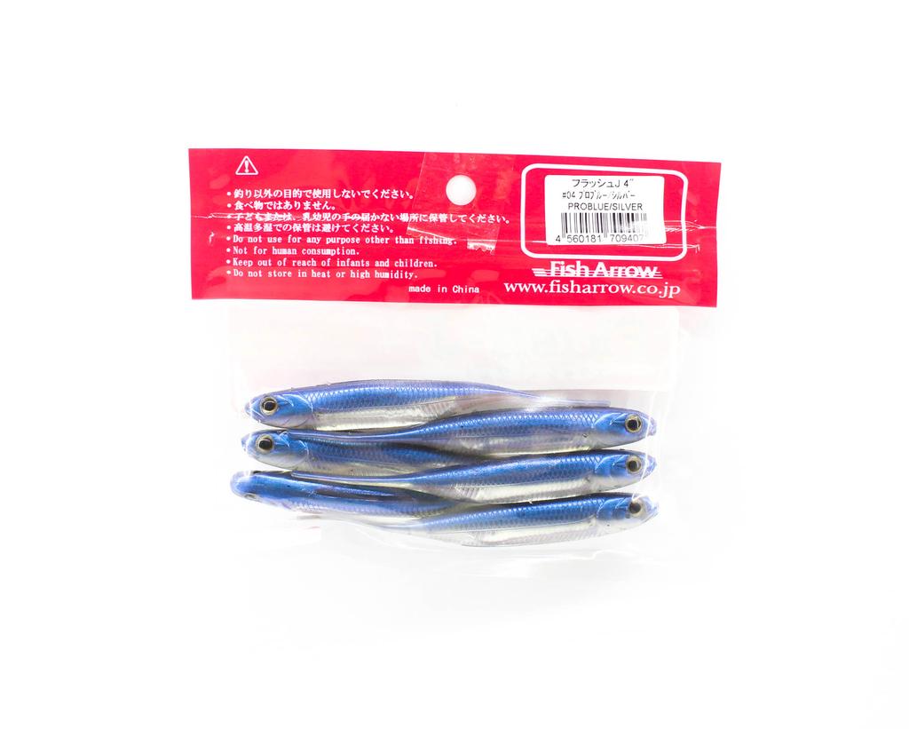 Fish Arrow Мягкая приманка Flash J 4 дюйма, 6 шт. в упаковке #04 (9407)