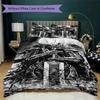 Berserk Pattern Bedding,Quilt Set Quilt Cover Pillowcase Home Birthday Gift(1 * duvet cover + 2 * pillowcase, without core)_lx