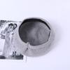 Женский шерстяной берет на осень и зиму, универсальная теплая шапка с большой окружностью головы