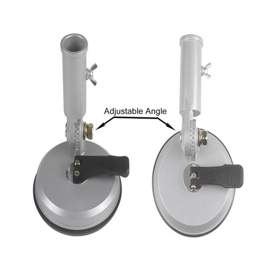 Крепление для флага автофургона, основание для флагштока автофургона, установка без повреждений, крепление для флагштока из алюминиевого сплава, универсальное основание для флагштока на открытом воздухе