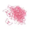 50 шт. розовые бабочки скрепки мультфильм цветное покрытие инновационные милые скрепки для офиса дома