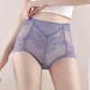 New Women Panties Sexy Lace Hollow Flower Lingerie High Waist Butt Lifter Briefs Mesh Breathable Pants Female Seamless Underwear