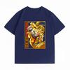 Dragon Ball Z Goku SSJ3 Shenron Print T-shirt Casual Short Sleeve Cotton Anime Streetwear T-shirt Unisex