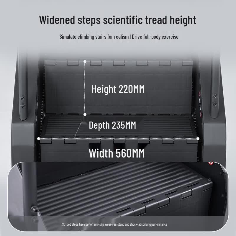 TEZEWA Electric Stair Climber Fitness Machine