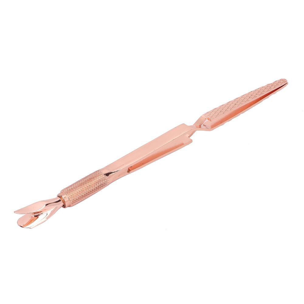 Stainless Steel Stainless Steel Nail Art Pincher Multifunctional Cuticle Pusher Nail Clip Home Use