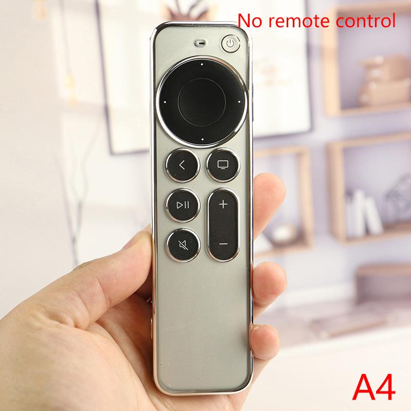Чехол Tpu Silver Edge, совместимый с пультом дистанционного управления Apple TV 4K/Hd, предотвращает появление царапин, защищает от падений, прозрачный защитный чехол