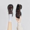 Platform Autumn New Versatile Retro Casual Leather Shoes British Women's Heightening Single Shoes Versatile