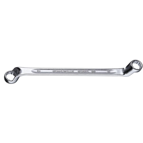 Stahlwille 20-8X10 Open End Wrench, 75 Offset, Size 8x10, Overall Length 180mm