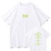 Charli Xcx With Special Guest Shygirl Tshirts Brat Album Unisex Unisex Clothing Aesthetic Unisex Streetwear Summer Cotton Tee Tops