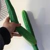 Realistic Simulation Vegetables Ornament Soft and Safe Rtificial Fake Eggplant Cucumber Ornament Replicas for Display