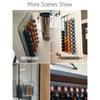 14x11.75 Inches Wall Capsule Holder Durable Plastic Wall Mounted Coffee Holder  For Home Kitchen