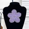 Mesh Lace Organza Floral Patch Corsage 3D Organza Applique  Clothing DIY Accessories