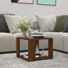 VidaXL Coffee Table Brown Oak 40x40x30 Cm Engineered Wood 815170