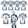 Japanese Anime Blue Lock Season 2 New Soccer Jersey T-shirt Men Women's Round Neck Sports Tops Oversized Casual Short Sleeve Top