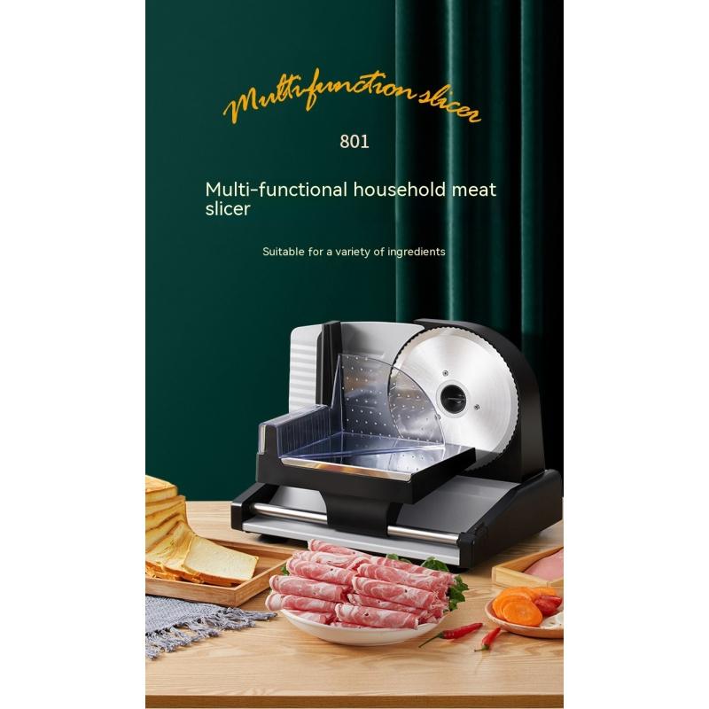 Машина для нарезки мяса Автоматическая бытовая машина для нарезки ломтиков Машина для нарезки хлеба из баранины