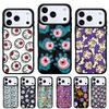 Жуткий чехол-глаз на Хэллоуин для iPhone 17 16 15 14 13 Pro Max Задняя крышка для 12 11 Pro Coque