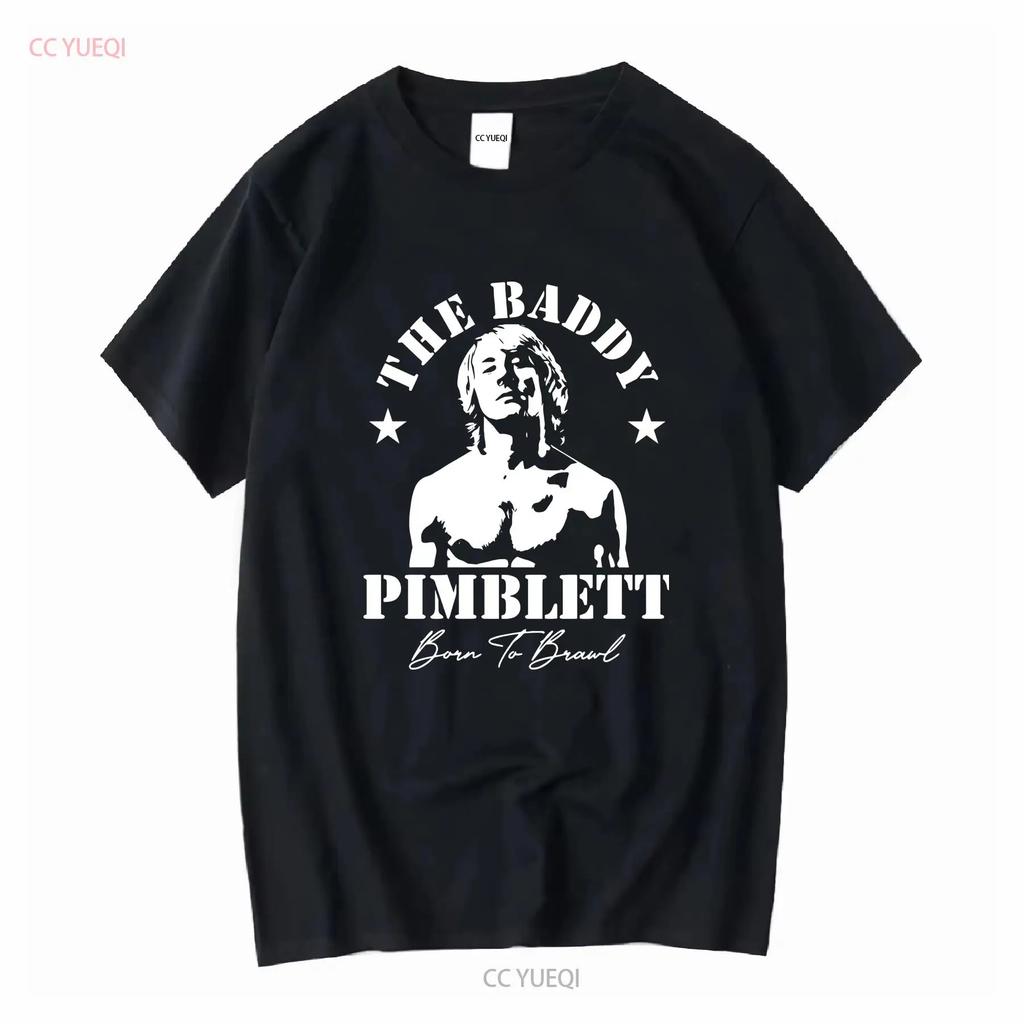Футболка Paddy The Baddy Pimblett Born To Brawl Размеры S-5XL с длинным или коротким рукавом винтажная стираная топ для повседневной носки мужской