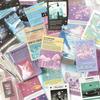 50pcs Star Shine Moment Kawaii Ins Memo Material Scrapbook Background Paper Creative DIY Planner Handbook Aesthetic Craft Paper