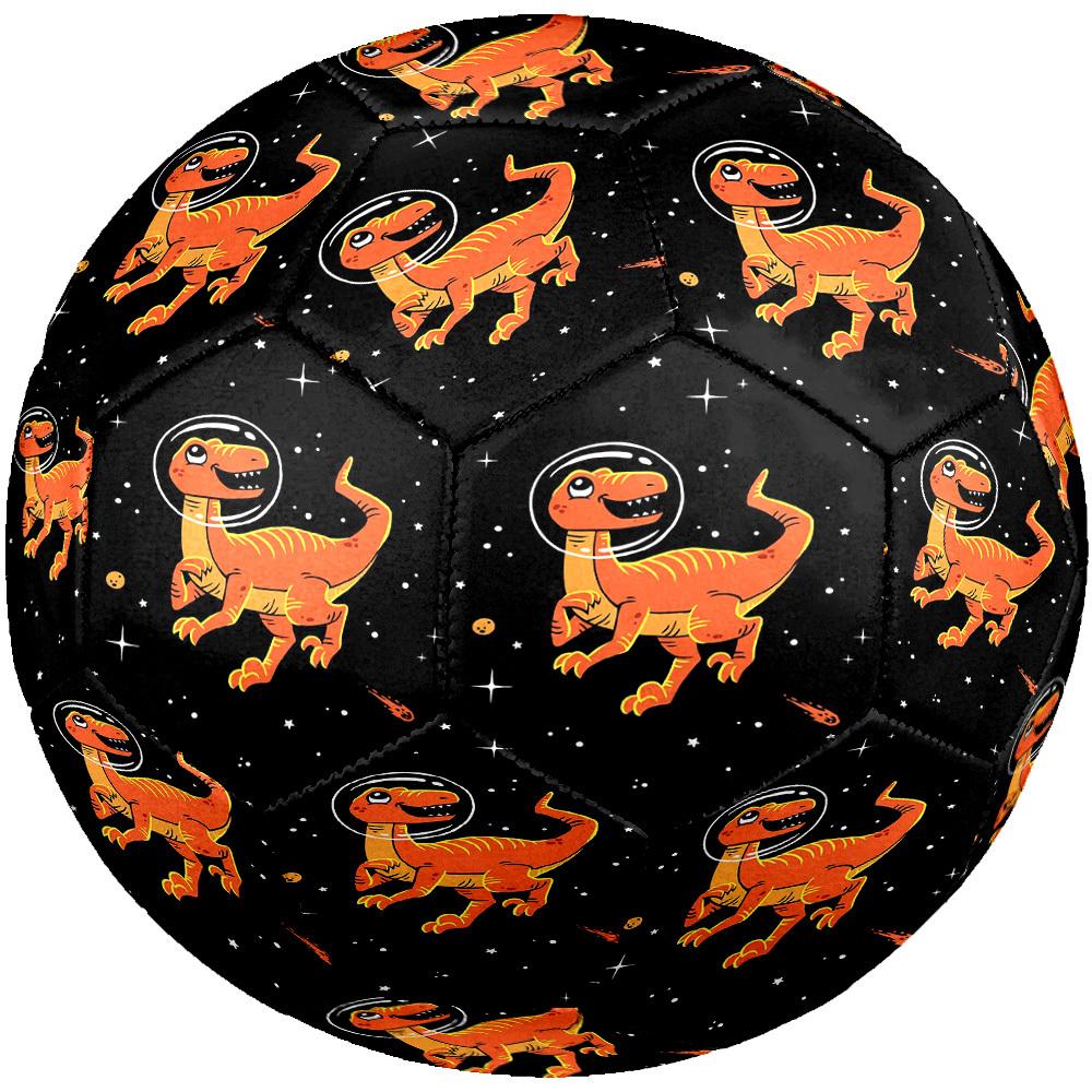 1pc Dinosaur Space Size 5 Soccer Ball Professional Match Training Football Indoor &Outdoor Sports Ball Lightweight Durable c6517