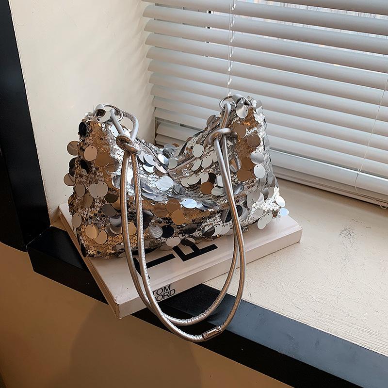 Сумка через плечо Niche Design, женская летняя модная сумка через плечо с блестками, иностранная модная сумка