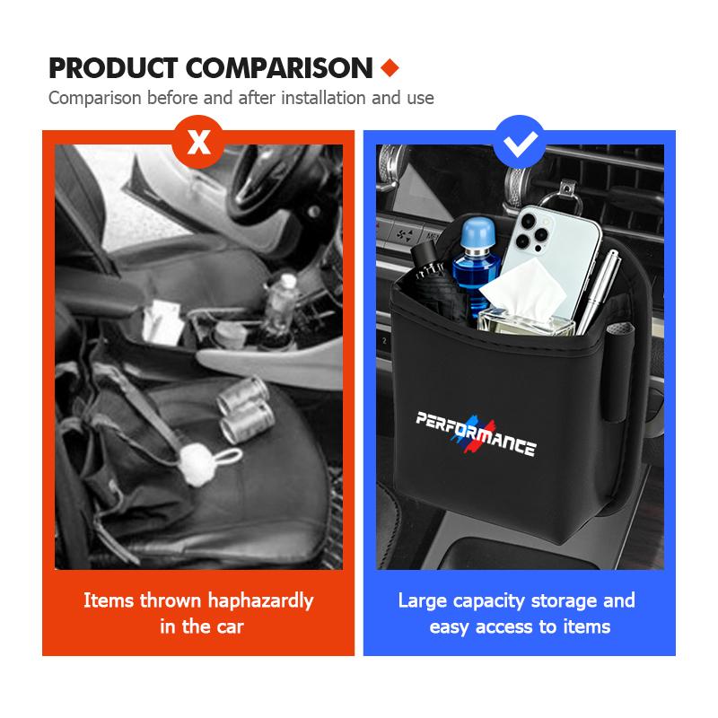 Car Air Vent Dashboard Tidy Hanging Organizer Phone Storage Box For BMW M F10 E90 E60 F30 E89 X1 X3 X4 X5 X6 1 3 5 7 Series