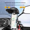 Waterproof Motorcycle & Bicycle Sunshade Phone Holder for Delivery Riders
