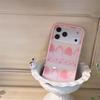 Корейский 3D-чехол для iPhone с подставкой-клубникой для iPhone 14/15/16 Pro Max/17
