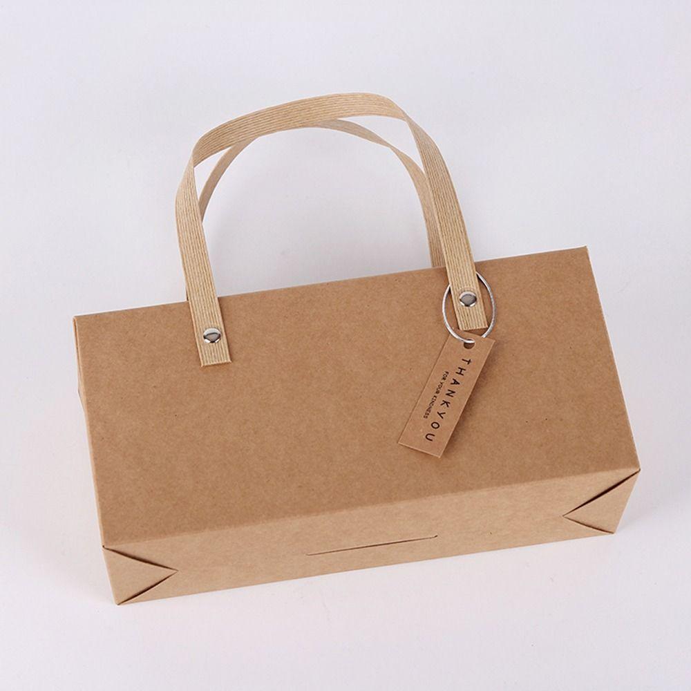 Party Bags Kraft Paper Shopping Bags Paper Paper Bags NEW Kraft Paper Candy Box  Wedding