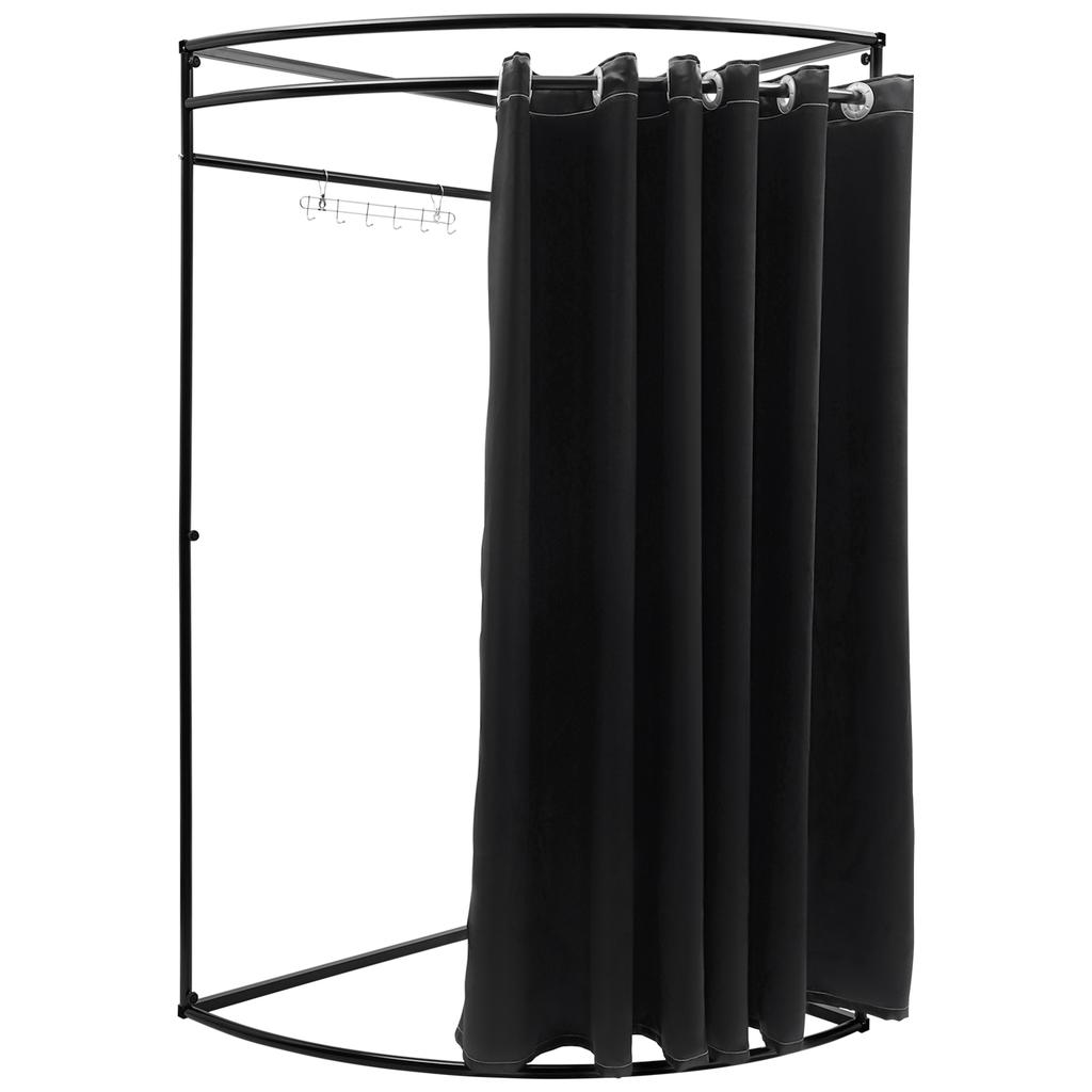 Примерочная, Примерочная со шторкой, Раздевалка для магазина одежды, Железная труба, Ткань и Процесс покраски Для бутиков