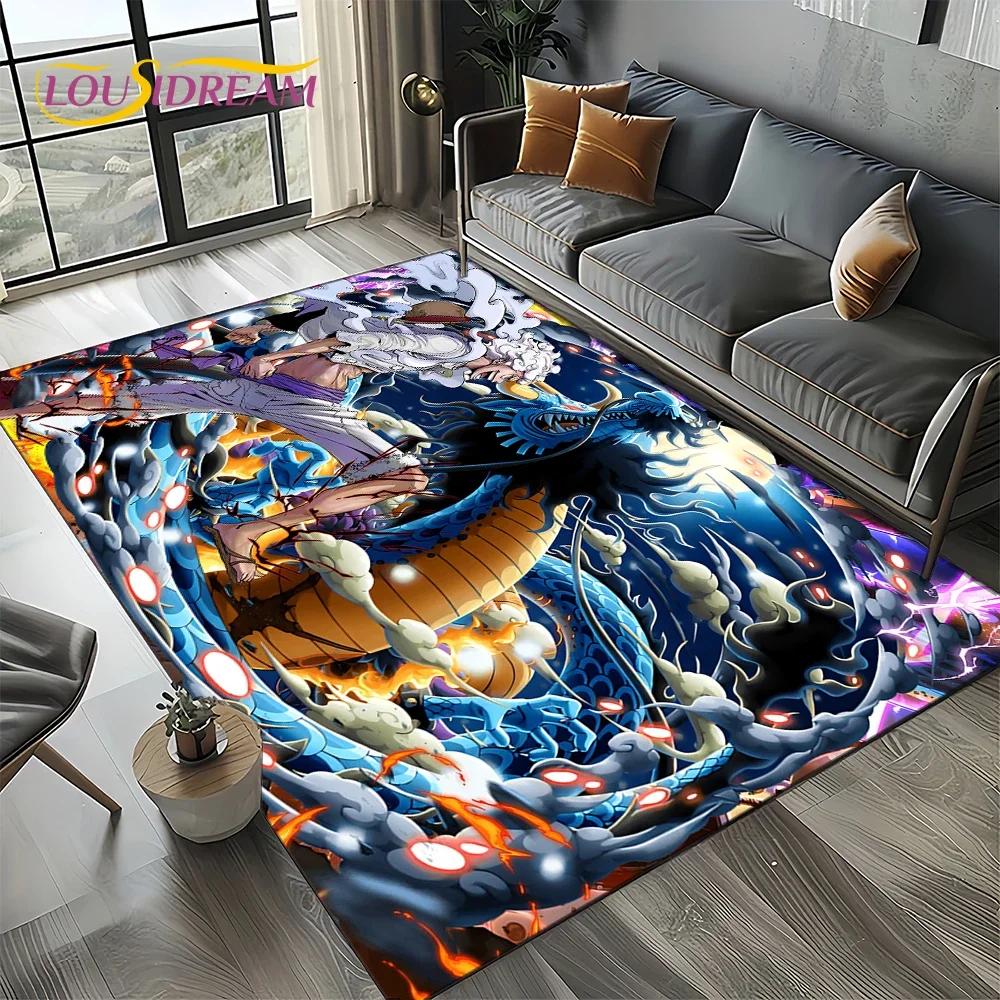 3D One PIECE-E Japan Anime Cartoon Carpet Rug for Living Room Bedroom Home Sofa Decoration,Kids Play Area Rug Non-slip Floor Mat