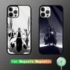 Чехол для телефона с А-Айзеном С-Сосукэ из аниме для iPhone 16,15,14,13,12,11,Pro,Max,Plus,Mini,SE Новый Магнитный Беспроводной Зарядник Magsafe