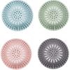 Shower Drain Hair Catcher, Bathroom Sink Drain Strainers, Durable Silicone Hair Stopper, Drain Cover Strainer to Catch Hair Easy to Install and Clean