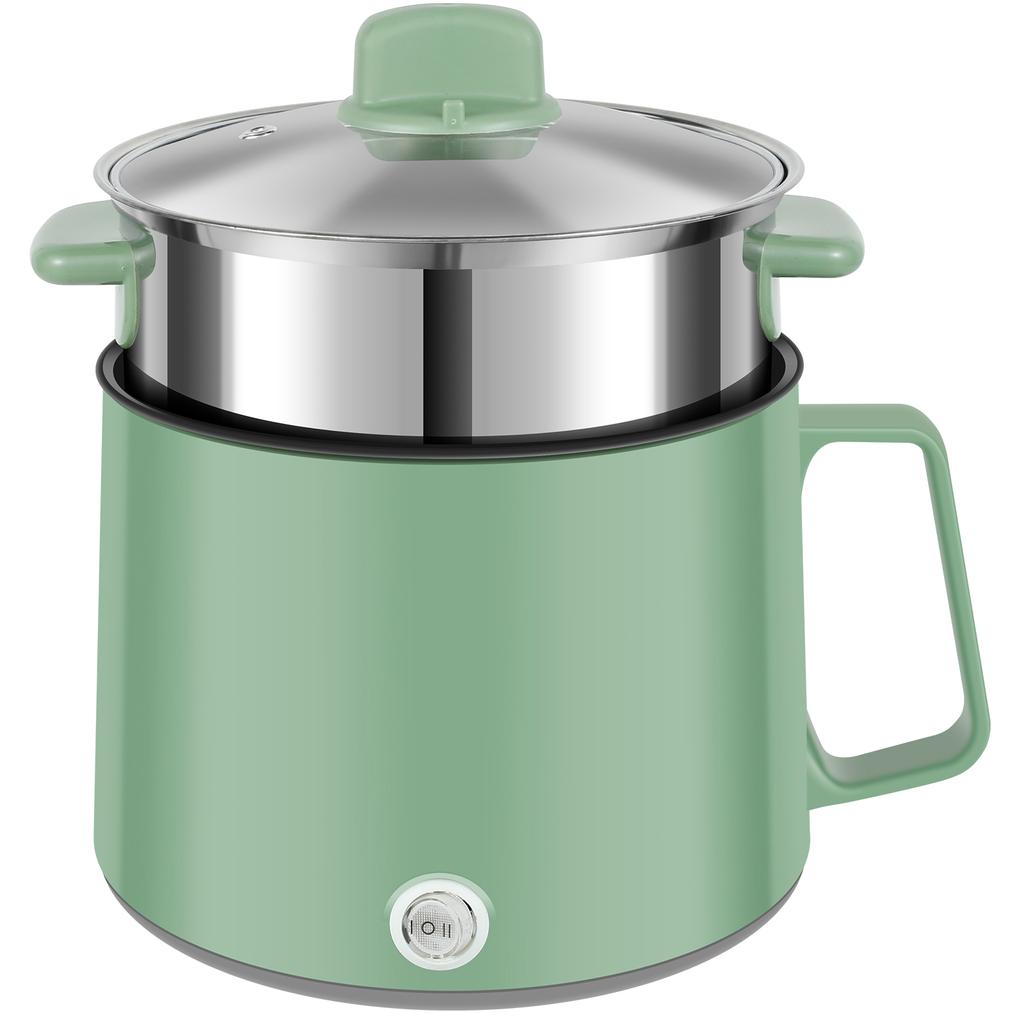 Мини электрическая рисоварка с антипригарным покрытием многофункциональная электрическая машина для быстрого приготовления пищи с пароваркой для 1-2 человек для дома в общежитии с вилкой UK