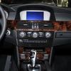 Автомобильная панель CD, накладка на центральную консоль, наклейка из углеродного волокна, накладка для BMW 5 серии E60 2008-10, аксессуары для интерьера Voiture