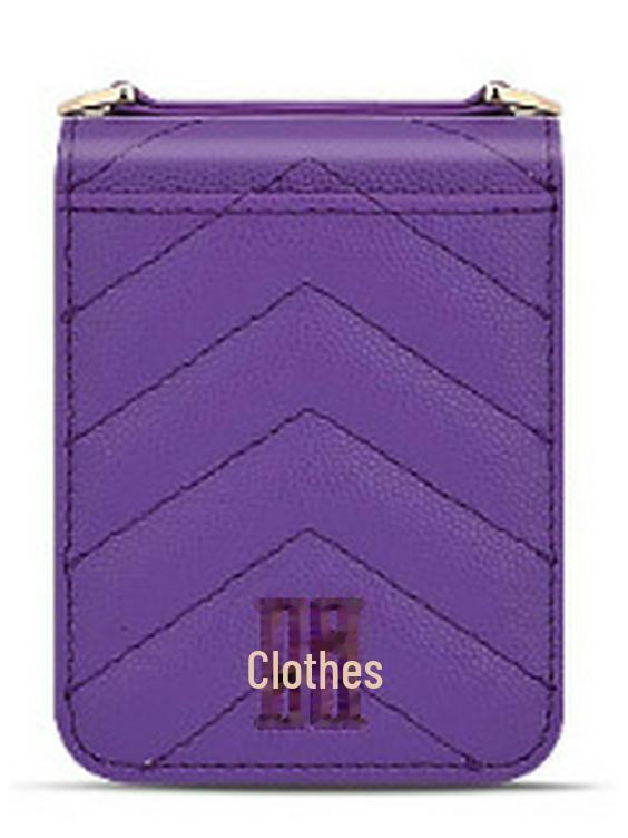 Кожаный чехол с ромбовидным узором для Samsung Z Flip3/4/5 — универсальный дизайн против падений