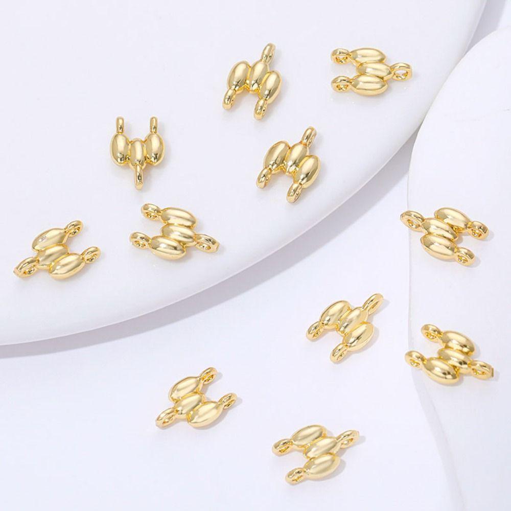 50 шт. Позолоченные разъемы 18K Gold Plated, размер 11 мм*7 мм, двухрядный дизайн, латунные разъемы, материал латунь, золотое покрытие
