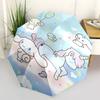 1pc Cinnamoroll Flying Fantasy: Automatic Opening/Closing Umbrella with Portable Tri-Fold Design, 8-Bone Iron Frame Outdoor Umbrella, Perfect Festival