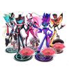Anime Figure Acrylic Stand Model Plate Alastor Fizzarolli Angel Desk Decor Standing Sign Game Fans Gift Ornaments Stand Model