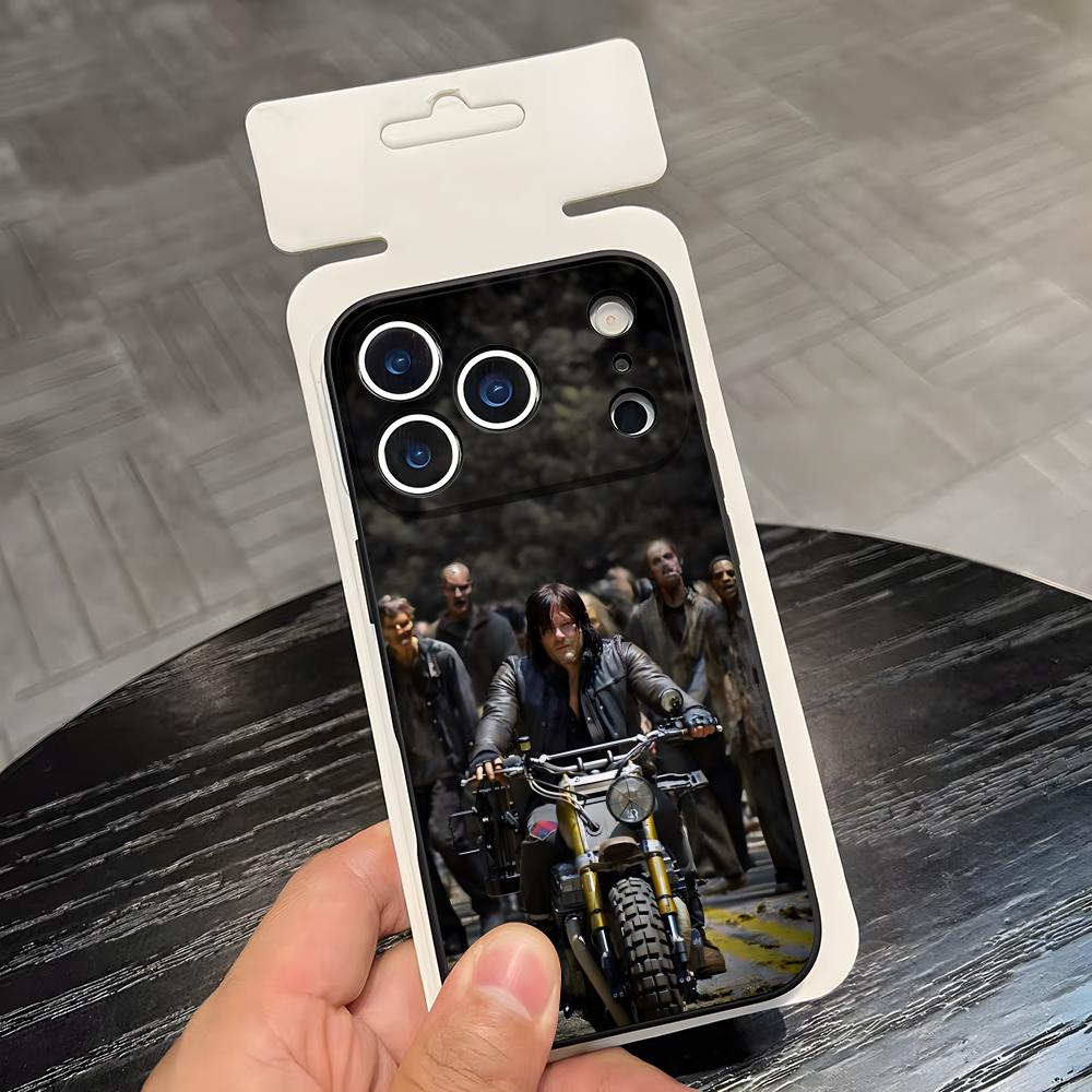 The W-Walkings D-Dead Daryl Dixon Phone Case For IPhone 17 Air 16 E Pro Max 15 14 13 Mini 12 Pro 11 Max Plus Black Soft Shell
