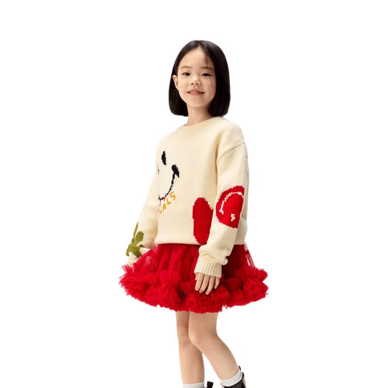little MO&Co. Kids Wool-Blend Pullover Sweater