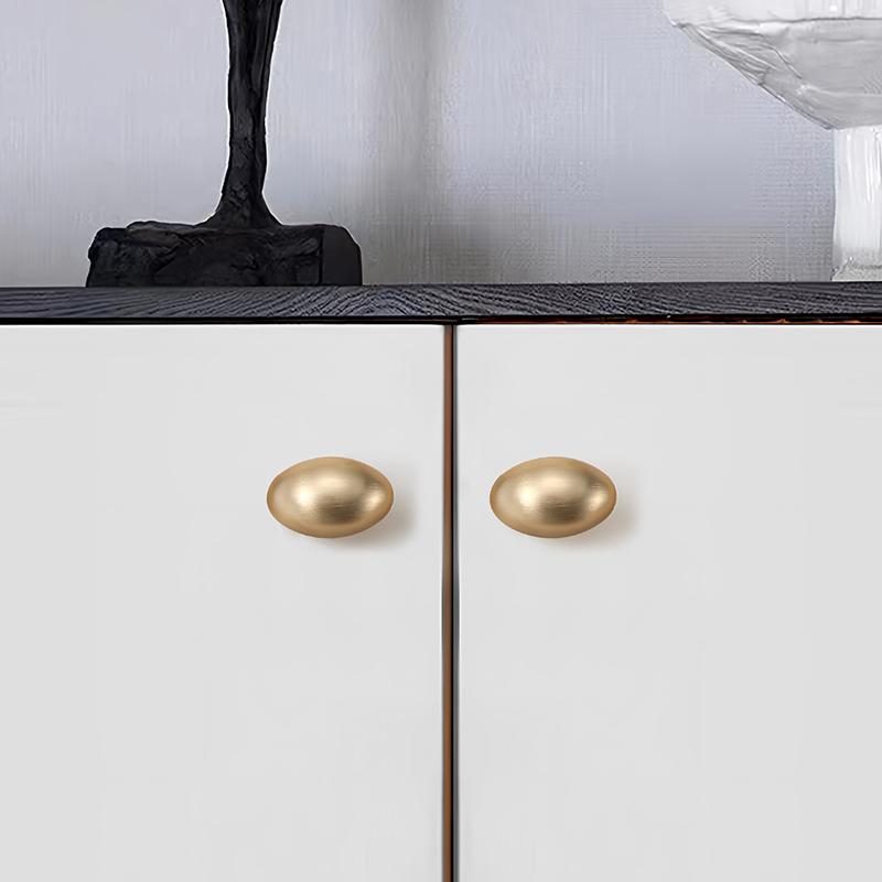 Furniture Hardware Zinc Alloy Round Ball Cabinet Door Handles Cabinet Wardrobe Pull Round Single-Hole Drawer Knob