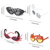 Halloween Fashion Glasses Novelty Cosplay Party Props Photo Accessories Party Favors for Christmas Unique Design Lenses Decor