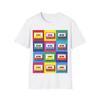 Pop-Art Cassette Tape T-Shirt, 90s Music Graphic Tee, Music Lover Top