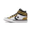 Pro Blaze Strap Comfortable Versatile High Top Kids Basketball Shoes Kids Sneakers Black Gold White A05523C