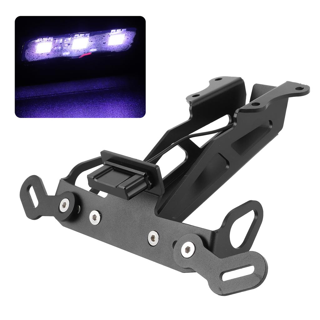 Кронштейн номерного знака с LED-лампой для YAMAHA MT‑07 Tracer MT FZ‑09 MT FZ‑10 14‑20