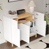 Sideboard, Three Doors, Suitable for Living and Dining Room, Multifunctional Storage Furniture.