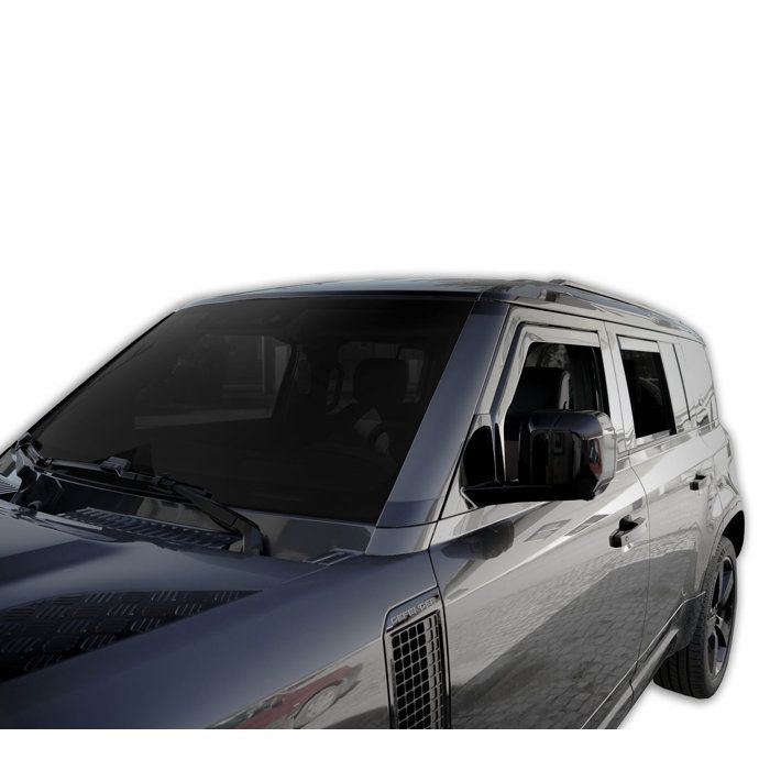 Déflecteurs d'air - Land Rover Defender (depuis 2020) 5 portes - Teinté - Acrylique anti-UV - Set 4 pièces