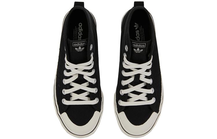 Women's Sneakers Adidas Nizza Hi 'Black White' Women's